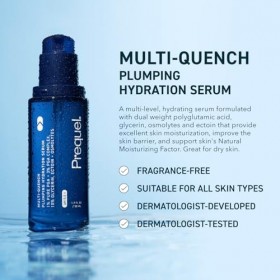Skin Multi Quench Sérum hydratant pour le visage avec mélange de PGA, glycérine et osmolite, 48,2 g