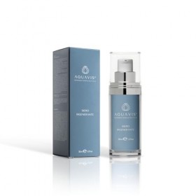 Aquavis® Sérum liftant anti-rides pour le visage à base dAquavis, de cyclodextrine, de peptides, de vitamines C/E, dhuile d