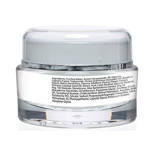 Juvenique Ageless-Hydratante Soutien du visage Hydratation-avec Argireline et de la vitamine C 1OZ