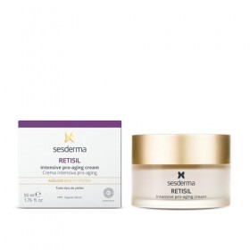 Sesderma Retisil Intensive Pro-Aging Cream 50 ml – Traitement raffermissant avancé, améliore le teint de la peau et réduit le