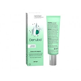DERUBA Crème Spéciale Anti-rougeurs - 30ml Couperose - SPF50 Lot de 2 Crème Jour et Nuit
