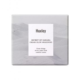 Huxley Crème pour le visage Glow Awakening Cream - 50 ml - Effet brillant - Avec huile de pépins de figue de Barbarie et acid