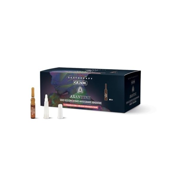 GUAM SEATHERAPY AXANTINE SÉRUM VISAGE CONCENTRÉ ANTIOXYDANT RÉPARATEUR 8 AMPOULES 2 ML