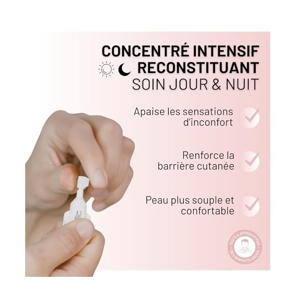 Soskin - Sérum Anti-Âge Hydratant Intensif - Répare et Renforce la Barrière Cutanée - Peaux Sèches et Fragilisées - Teint Plu