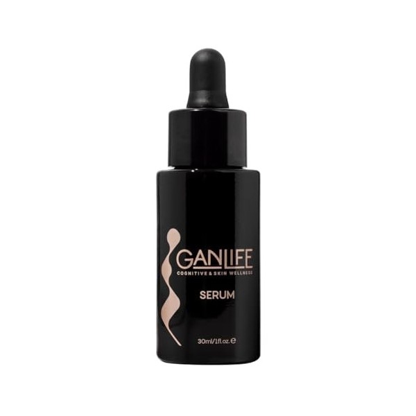 GANLIFE Serum, Siero Olio Viso Con Antiossidanti, Olio di Copaiba, Zanthalene, Vit. C e Vit. E, Rivitalizzante, Illuminante, 