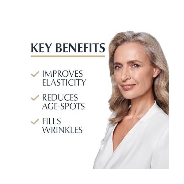 Eucerin Hyaluron Filler + Elasticity Sérum anti-âge 3D, pour rides profondes avec réduction des taches de vieillesse, cliniqu