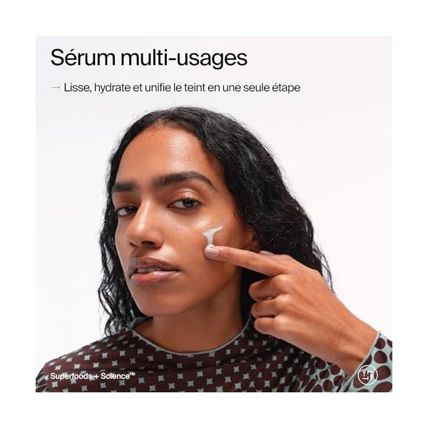 Youth To The People Superfood Skin Drip Glow Serum, Sérum Visage Hydratant, Enrichi en Niacinamide, Renforce la Barrière Cuta