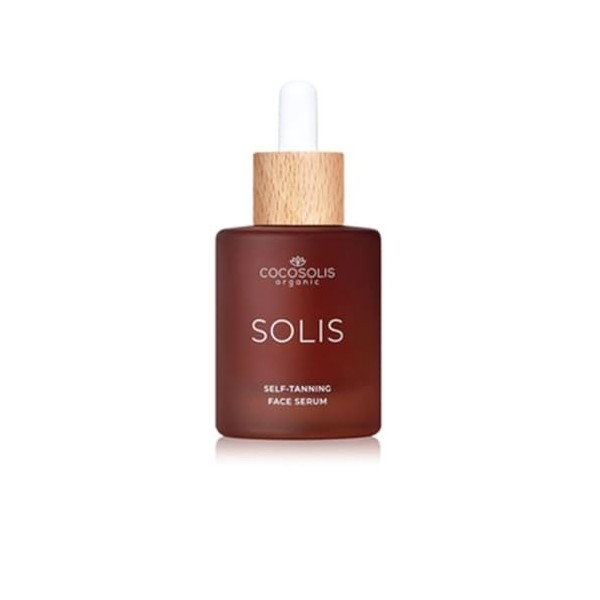 COCOSOLIS SOLIS Self-tanning Face Serum, autobronzant et soin pour le visage, gouttes autobronzantes pour un bronzage personn...