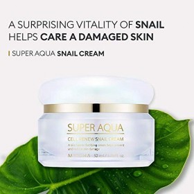 Missha super aqua cell renouveler la crème descargot / 47ml.