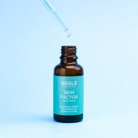 Segle Clinical | Sérum Skin Factor | Après soleil visage | Régénère votre peau après une surexposition au soleil | Acide hyal