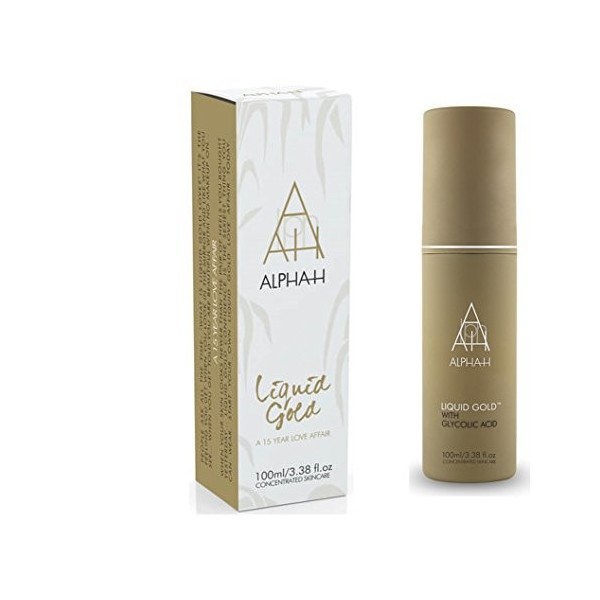Alpha-H Liquid Gold 100Ml dans une boîte, une très efficace Soin et raffermissant Lotion pour la peau.