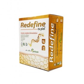 PINISAN REDEFINE TU PIEL 30 sticks – supplément conditionné en sachets pour boisson à mélanger, pratique à mélanger avec de l