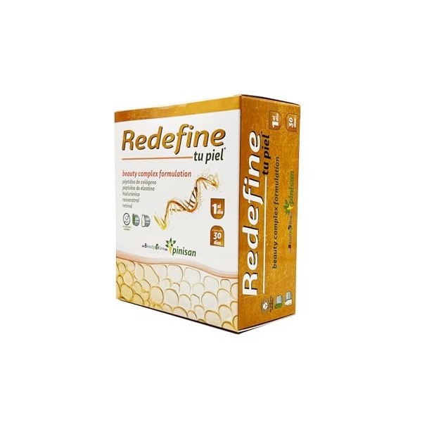 PINISAN REDEFINE TU PIEL 30 sticks – supplément conditionné en sachets pour boisson à mélanger, pratique à mélanger avec de l