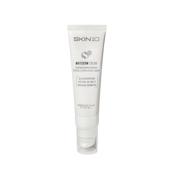 MEDICHY MODEL - Skin10 - Whitederm Cream - Crème éclaircissante et dépigmentante - Formule hydratante pour un teint uniforme 