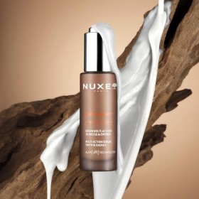 Nuxe Sérum multi-action Youth & Energy pour homme 30 ml, sérum anti-âge pour le visage avec technologie ALFA 3R, extrait oléo