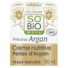 SOBIO ETIC – Soin Jour Nourrissant Anti-Âge, Texture Riche à l’Huile d’Argan Bio 50 mL Lunité