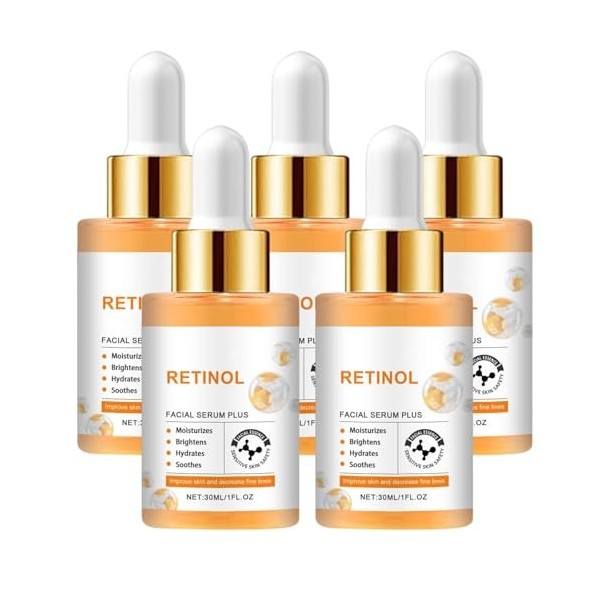 Sérum visage au rétinol, sérum visage anti-âge au rétinol, sérum visage anti-rides au rétinol, sérum au rétinol pour la peau ...