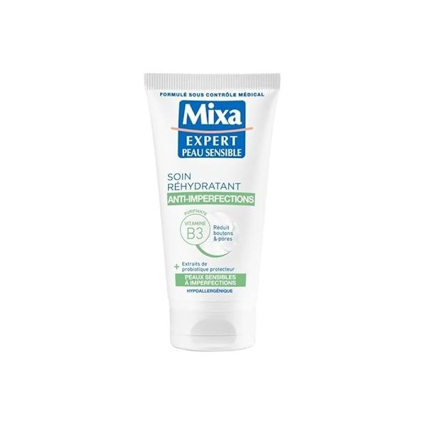 MIXA - Soin Tres Hydratant Anti-Imperfections 50Ml - Lot De 3 - Vendu Par Lot