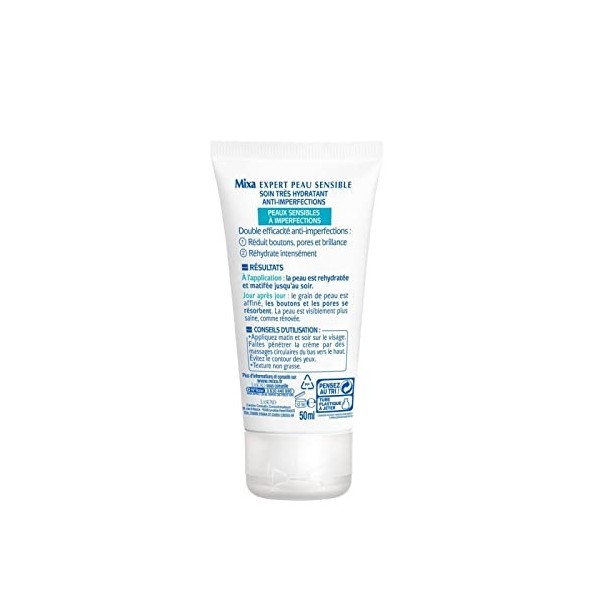MIXA - Soin Tres Hydratant Anti-Imperfections 50Ml - Lot De 3 - Vendu Par Lot