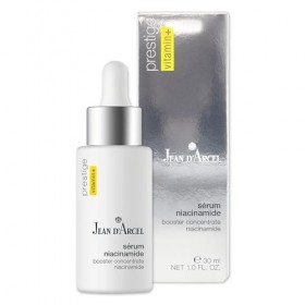 JEAN DARCEL PRESTIGE Sérum Niacinamide - Sérum éclaircissant contre lhyperpigmentation - Avec Fugogel Plus - Booster Concen