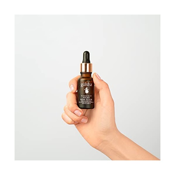 Gülsha Unique Rose Potion Huile pour le visage 20 ml Anti-âge Sans paraben ni alcool Convient à tous les types de peau