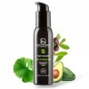 Homo Naturals Gel anti-rides pour homme Naturel - Crème hydratante - Acide hyaluronique et Bakuchiol - Crème visage - Crème a...