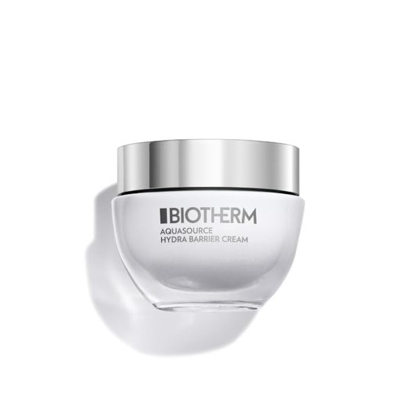 Biotherm, Aquasource Hydra Barrier Cream, Crème Hydratante, Hydrate et Renforce la Barrière Cutanée, Enrichie en Biotech Plan...