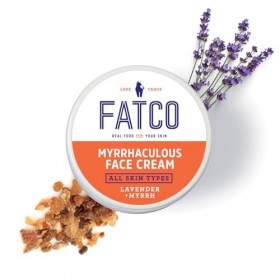 FATCO Myrrhaculous Crème visage anti-âge, sébum, entièrement naturelle, paléo, lavande et myrrhe, pot 300 ml