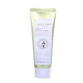 Ovaco - Gel-crème Timeslip Cica 70 ml | Centella & Peptides | Hydratant Apaisant Anti-Rougeurs | Soin Réparateur Barrière Cut