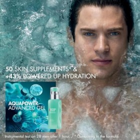 BIOTHERM HOMME - Aquapower Advanced Gel - Gel Hydratant Visage Homme - Crème Hydratante Visage Homme - Soin Visage Homme - Pe