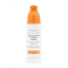 Farmacy Sérum à 10 % de vitamine C pour le visage - Sans eau - Anti-taches sombres pour le visage - Antioxydant avec acide fé