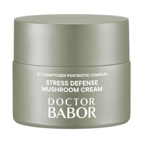 DOCTOR BABOR Microbiomic Stress Defense Mushroom Crème pour le visage 50 ml – Crème hydratante végétalienne et antioxydante