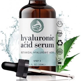 Sérum à lacide hyaluronique complet Foxbrim — sérum anti-âge hydratant pour le visage — hydrate la peau et estompe les ridul