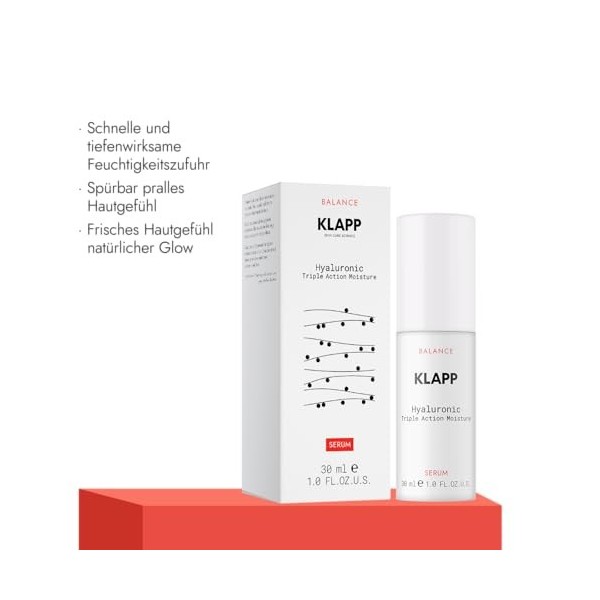 KLAPP Cosmetics Sérum hydratant triple action 30 ml 30 ml 
