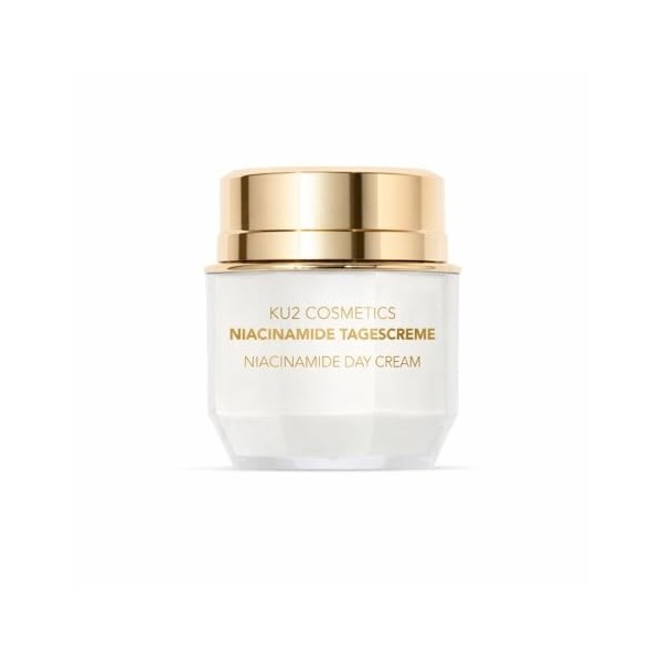 KU2 Cosmetics Niacinamide Crème de jour | Soin du visage | Crème hydratante pour le visage pour un teint hydraté | Crème pour