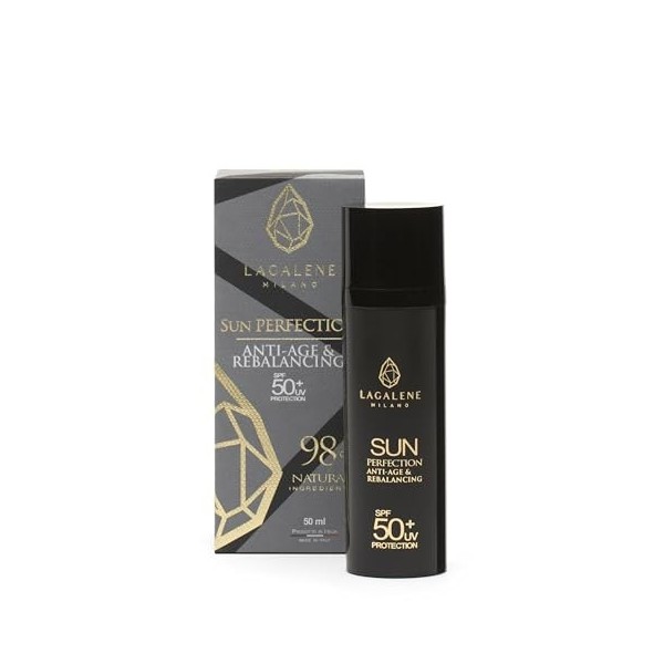 Lagalene Milano Holistic Beauty Sun Perfection, Crème de Jour Anti-âge avec Protection Solaire, 50 ml