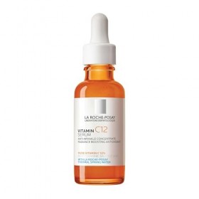 La Roche-Posay, Pure Vitamin C10, Sérum Concentré Anti-Rides, Lisse & Redonne de lÉclat, Enrichi en Vitamine C Pure, Acide S ...
