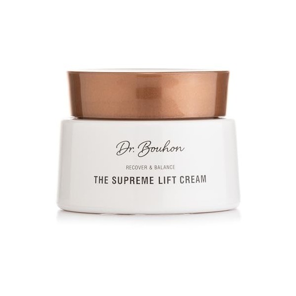 Dr. Bouhon The Supreme Lift Cream 50 ml – Crème raffermissante pour le visage avec huile de pulpe dargousier & PEPTIDOX® –