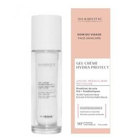 SILKBIOTIC Crème visage Gel-crème Hydra Protect – Rééquilibre, Apaise, Densifie – Acide Hyaluronique, Complexe Silkbiome - 50
