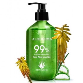Aloderma Gel daloe vera pur fabriqué avec 99 % daloe vera certifié biologique par lUSDA en 12 heures de récolte 114 g, 11