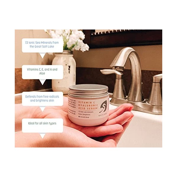 White Egret Vitamin C Hyaluronic Acid 2 fl.oz