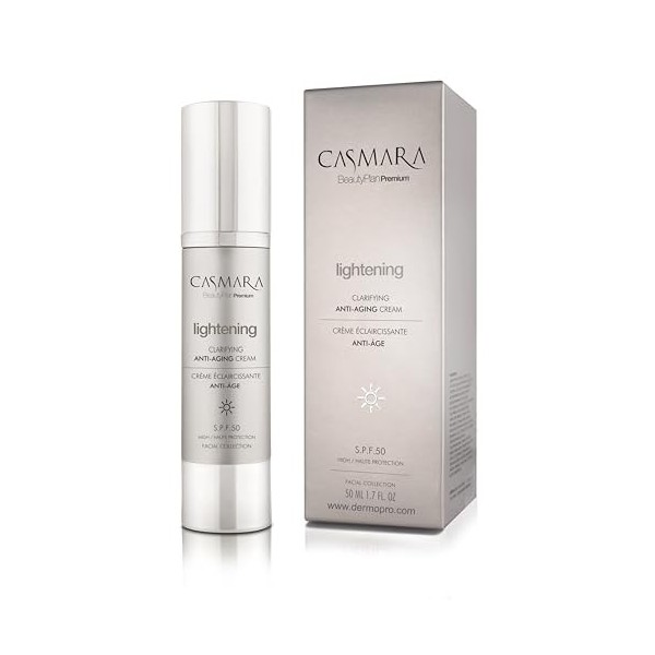 Casmara LIGHTENING Crème Dépigmentante anti-âge Nacar SPF50