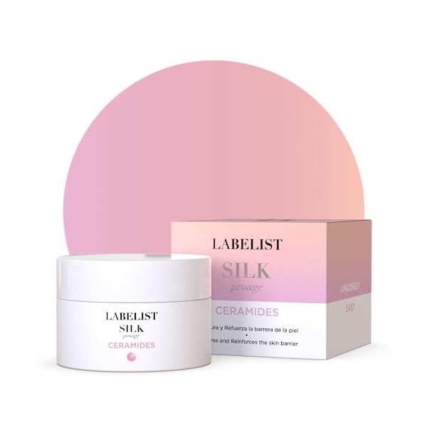 Labelist | Crème pour le visage Silk proage Ceramides| 50 ml | Spécial pour les peaux matures | Prévient et Atténue les rides
