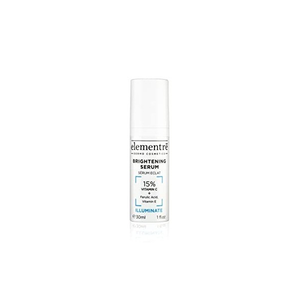 Sérum Eclat 15% Vitamine C - elementrē dermo cosmetics - 30ml Flacon protégé de lair - Illumine le teint