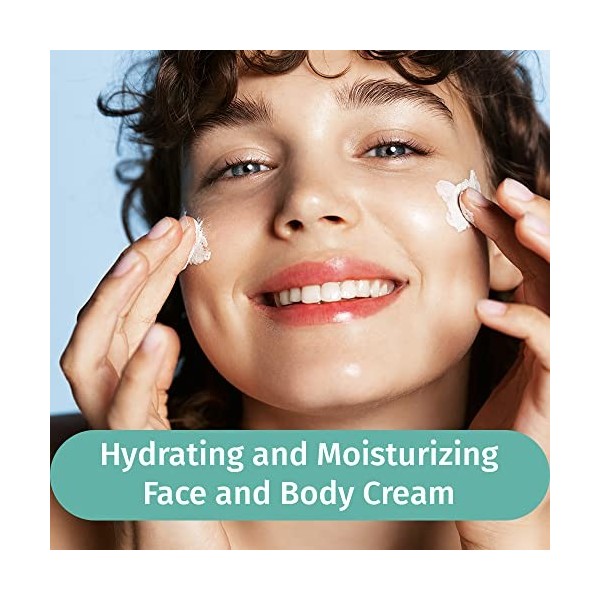 Creme hydratante visage | Soin visage | Huile de Coco et Aloe Vera | Anti age | Acne 8oz/227g