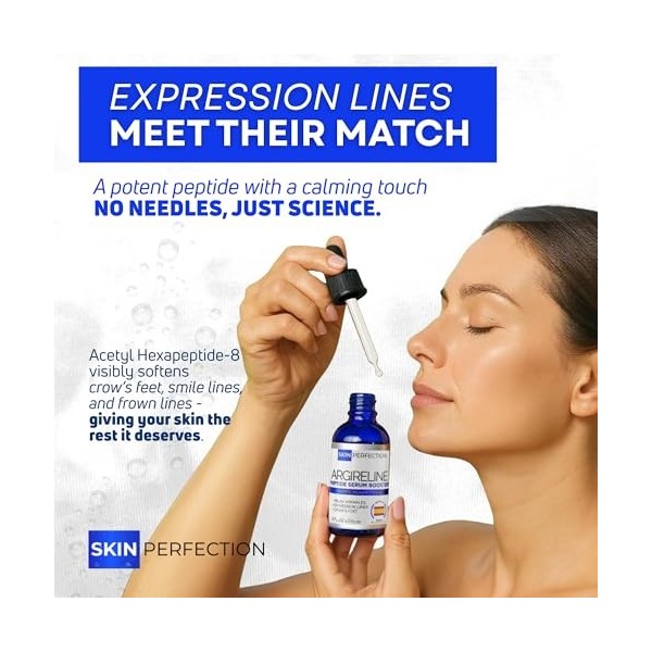 Argireline, Acteyl Hexapeptide 8 Reduce the Appearance of Wrinkles and Expression Lines DIY Skin Care Ingredient Skin Perfect