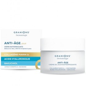 Voyage - GRANIONS - CREME DE JOUR 50 mL + SERUM 30 mL + COLLAGENE MARIN SUBLIMLIFT POUDRE CERISE - Collagene Marin - Collagen