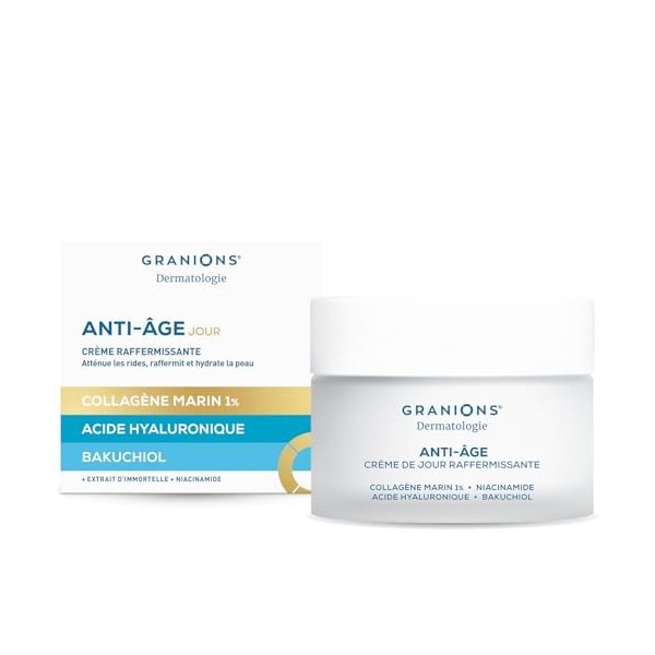 Voyage - GRANIONS - CREME DE JOUR 50 mL + SERUM 30 mL + COLLAGENE MARIN SUBLIMLIFT POUDRE CERISE - Collagene Marin - Collagen