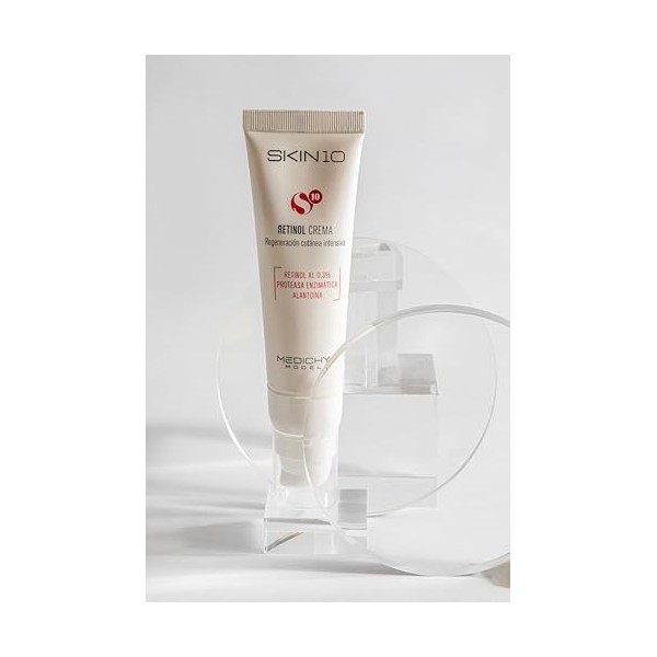 MEDICHY MODEL - Skin10 Retinol Cream - Hydratation et régénération intensives - Formule antioxydante et anti-âge - Peau lisse