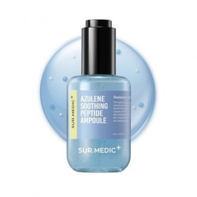 SURMEDIC AZULENE Ampoule hydratante apaisante pour le visage sec, peaux sensibles, réparation de barrière, soins de la peau c